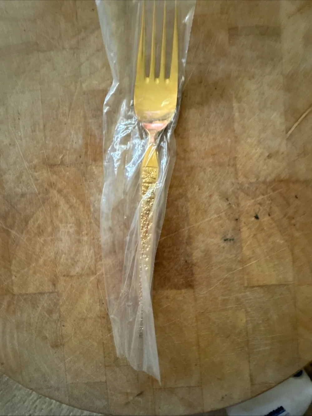 Vintage Hanford Forge Trocadero Gold Plated Stainless Flatware 50 Pieces